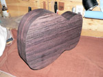 Paramount Guitars - Guitar in progress from Josh House Guitars