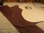 Kragenbrink Guitars - A Kragenbrink in process for Paramount Guitars
